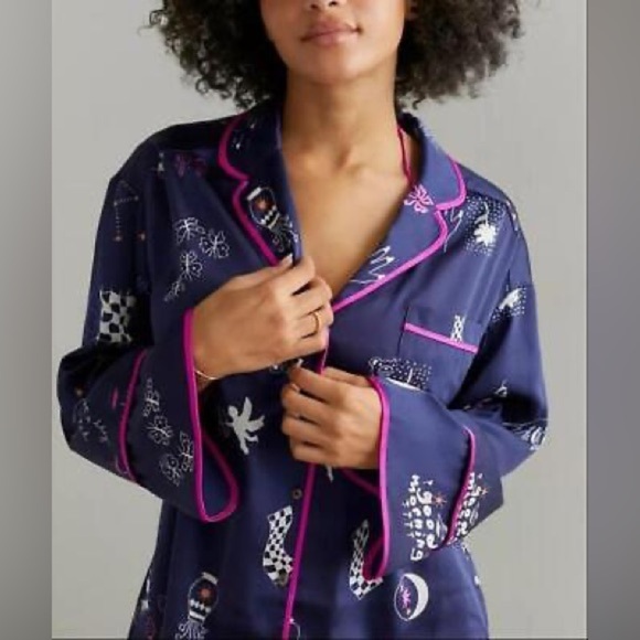 Urban Outfitters Out From Under Starry Night Sleep Shirt Size XS - Picture 1 of 4